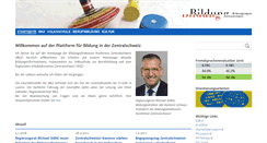 Desktop Screenshot of bildung-z.ch